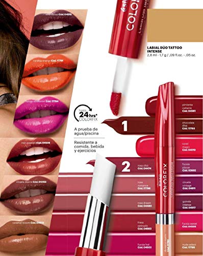 Esika Colorfix Duo Tattoo Lipstick 24HR - Rosa Chic