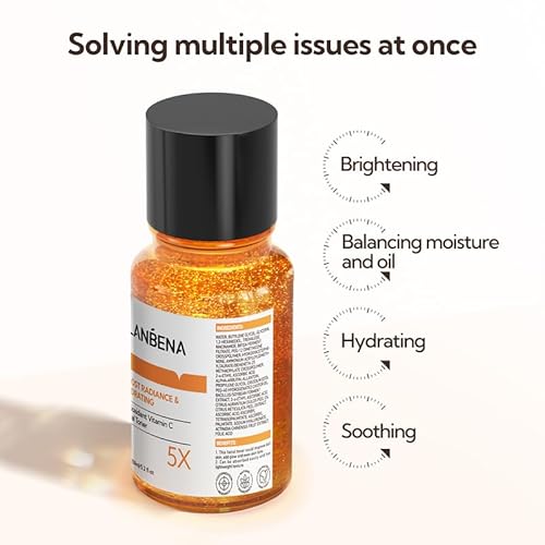 LANBENA Brightening Toner, Facial Toner with Vitamin C for Even Tone, Hydrating Toner for face, Alcohol Free, Boost Radiance, Calming Skin, Refreshing, Fragrance Free - Skincare for Face