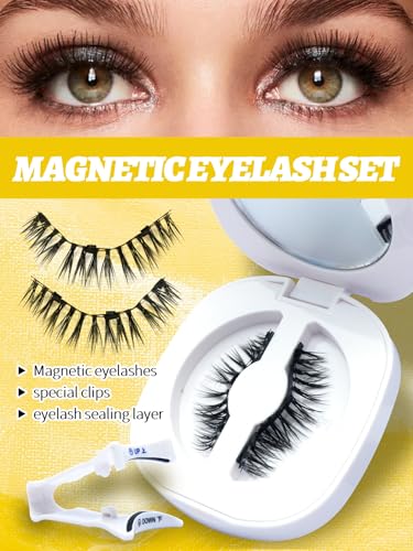 Magnetic Eyelashes with Applicator - Reusable & Glue-Free