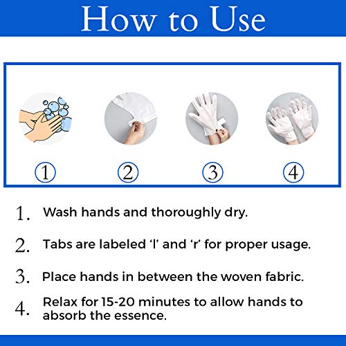 Borghese Deep Hydration Hand Sheet Masks - Anti-Aging Moisture (3 Pairs)