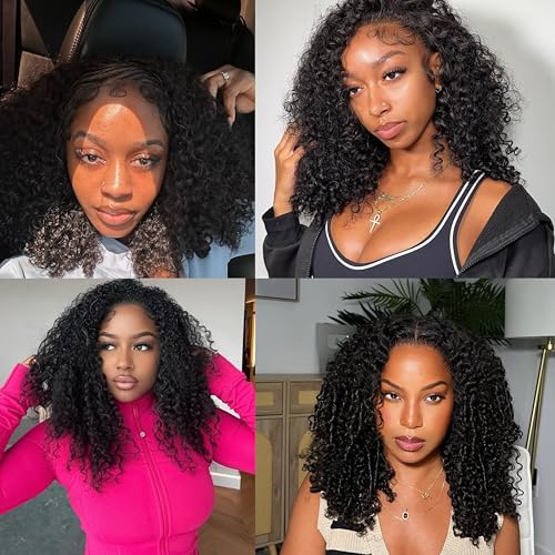 Burmese Curly Human Hair Bundles 12 Inch 4 Pack 100% Unprocessed