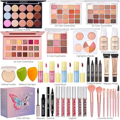 All-in-One Makeup Kit for Women - Complete Cosmetic Set & Gift