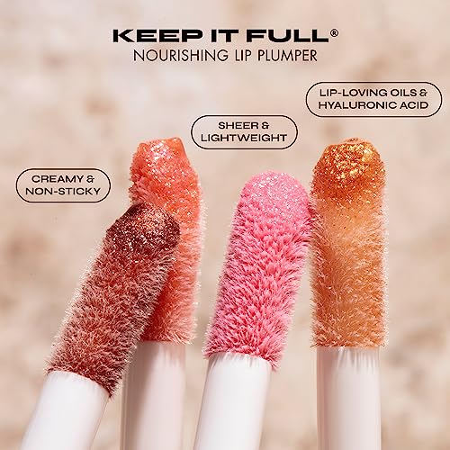 Milani Lip Gloss, Keep It Full Nourishing Lip Plumper with Hyaluronic Acid & Peptides for Soft, Fuller-Looking Lips (0.13 Fl. Oz.) Luminoso