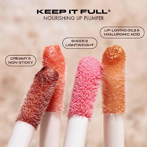 Milani Keep It Full Nourishing Lip Plumper - Tropical Shine (0.13 Fl. Oz.) Cruelty-Free Lip Gloss for Soft, Fuller-Looking Lips