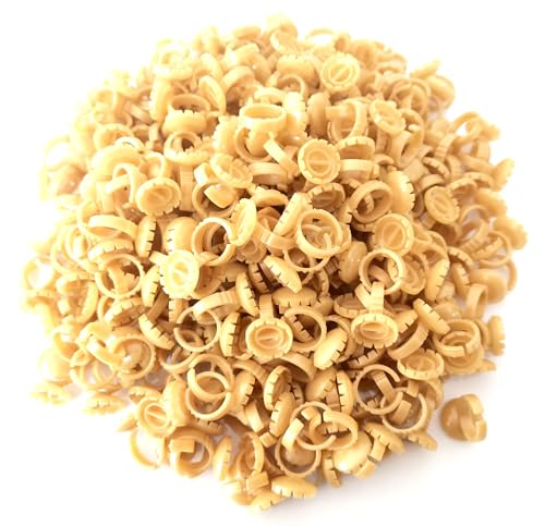Gold Eyelash Glue Rings - 300PC Disposable Lash Extension Cups