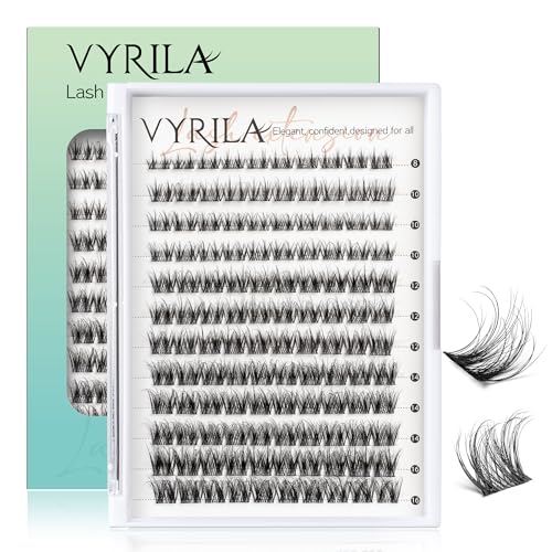 0.05mm Silk Lash Clusters D Curl Wispy 8-16mm Mix 120pcs