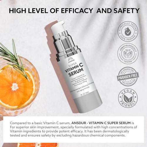 Vitamin C Serum for Mature Skin - Anti-Aging, Hydrating, 1 fl oz