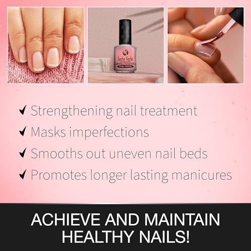 Seche Forte Nail Strengthening Treatment Base Coat - Biotin & Bamboo, 0.5 oz