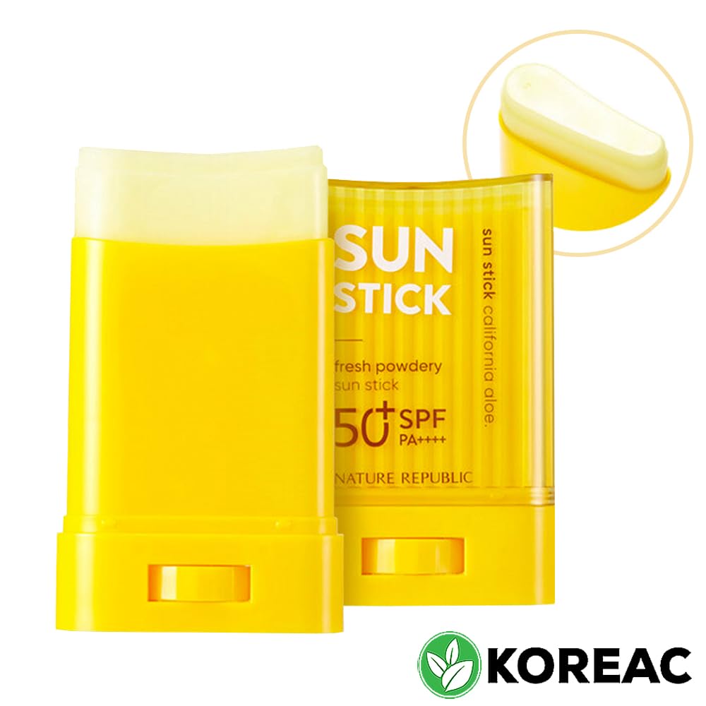 KOREAC_Nature Aloe Fresh Powdery Sun Stick SPF50+ PA++++ 24g / 0.84 oz.