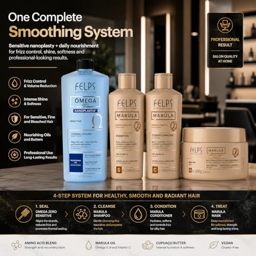 Felps Professional Omega Zero Sensitive Nanoplastia Hair Care Kit