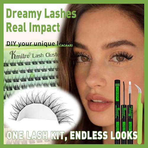 Spider Lash Clusters Kit 8-14mm C Curl Wispy Extensions 154pcs