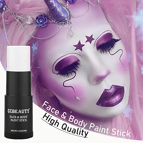 CCbeauty Clown White Face Paint Stick – Professional SFX Makeup