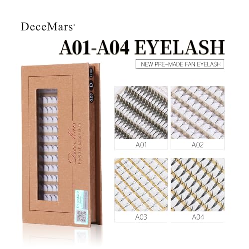 DeceMars Anime Wispy Eyelash Extensions - Spire Feather Lashes