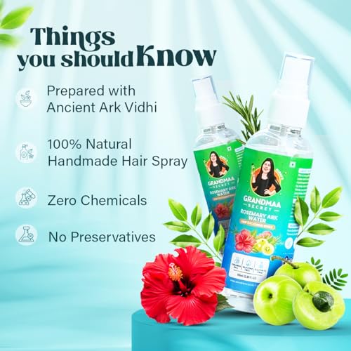 Rosemary Hair Thickening Mist - Natural Spray for All Hair Types, 100 ml