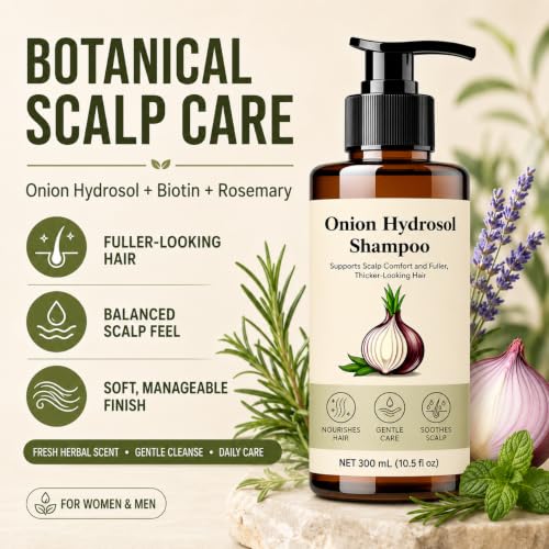 Onion Hydrosol Shampoo for Hair Growth & Fuller-Looking Hair