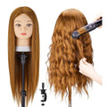 80% Human Hair Mannequin Head 26-28" Cosmetology Training