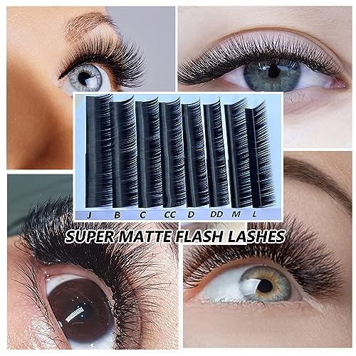 BeautyPros Eyelash Extension Kit - B,C,D,J,M Curl Mix