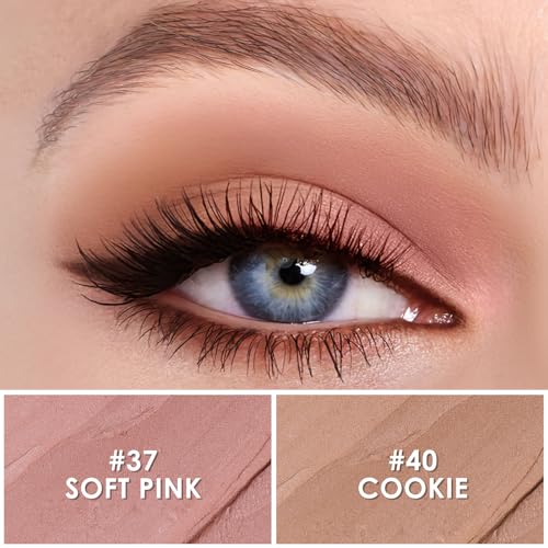 FOCALLURE 2 Pcs Cream Eyeshadow Stick Set - Long Lasting & Waterproof