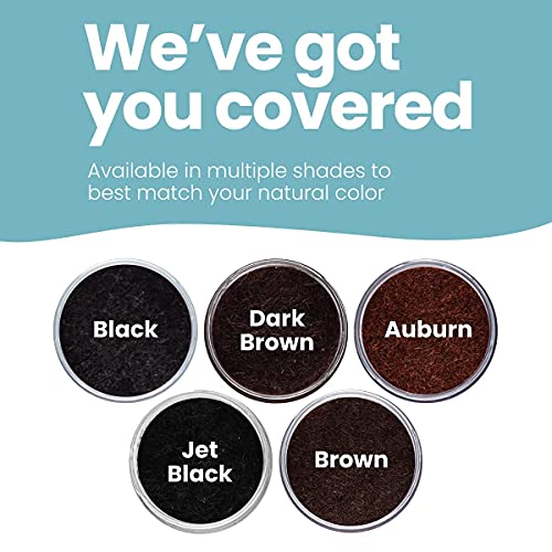 Hair Illusion Black Real Hair Fibers - 38g Thickening Concealer