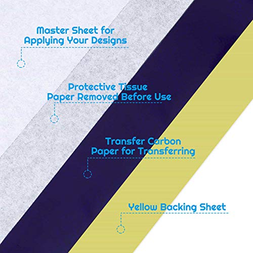 Cridoz 35-Sheet A4 Tattoo Stencil Transfer Paper Kit
