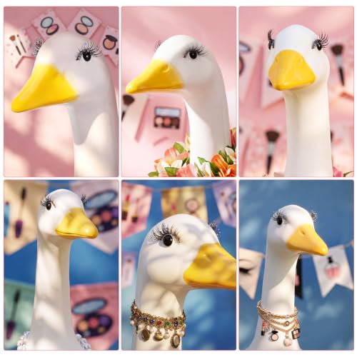 Porch Goose Eyelashes - 7 Piece Set with Glue & Tweezers