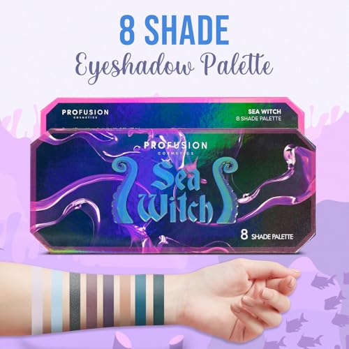 Profusion Sea Witch 8-Shade Eyeshadow Palette with Mirror