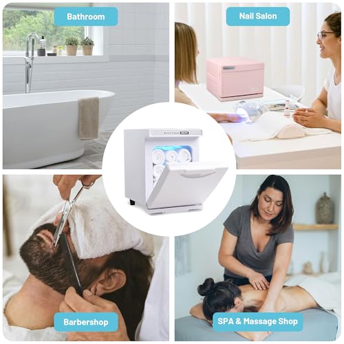 5L Towel Warmer Cabinet with Aluminum Chamber & Removable Tray