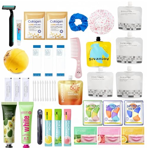 41-Piece Travel Toiletries Set for Men & Women
