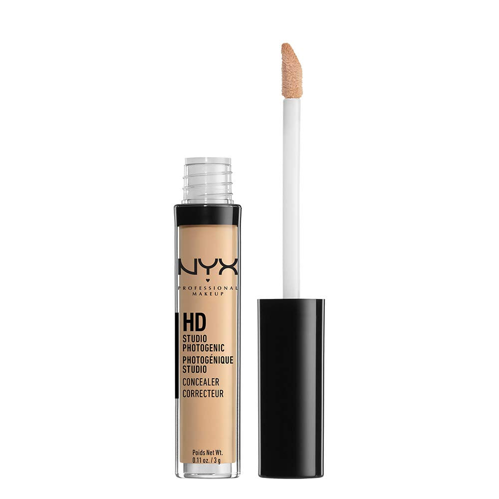 NYX PROFESSIONAL MAKEUP HD Studio Photogenic Concealer Wand, Medium Coverage - Sand Beige