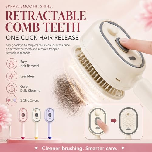 Electric Air Cushion Massage Spray Comb | Anti-Static Hair Brush