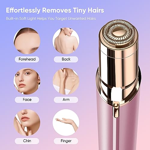 Painless Facial Hair Remover for Women - USB Rechargeable Electric Shaver