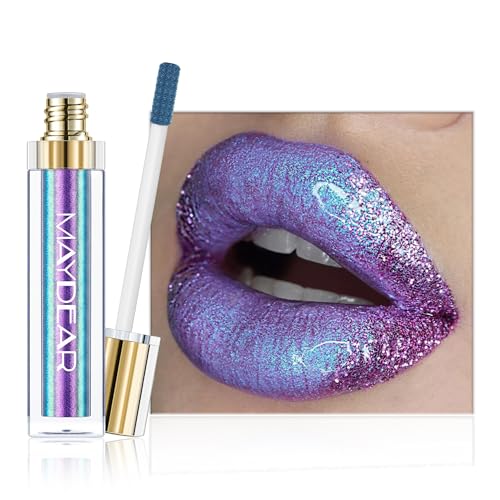 Maydear Chameleon Lipstick – Multichrome Metallic Lip Gloss