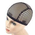 Black Stretchable Wig Cap with 4 Hair Clips & Mesh