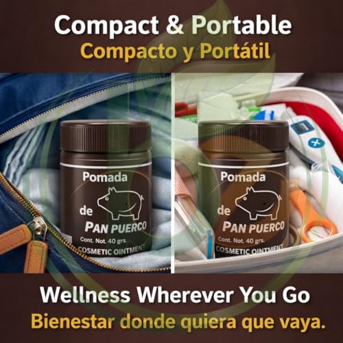 Pomada de Pan Puerco (Cosmetic Ointment) 40g - Spinen - Made in Mexico