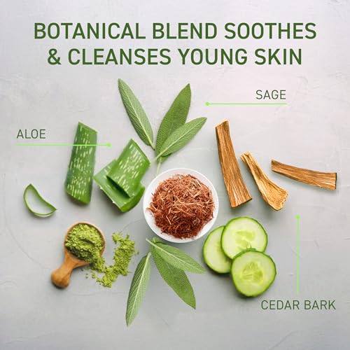 TBH Teen & Kids Body Wash - Body Wash for Sensitive or Dry Skin - Natural Ingredients Made for Tweens - Sulfate, Paraben Free - 12 oz