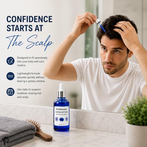 Copper Peptide Hair Growth Serum with Biotin & Niacinamide