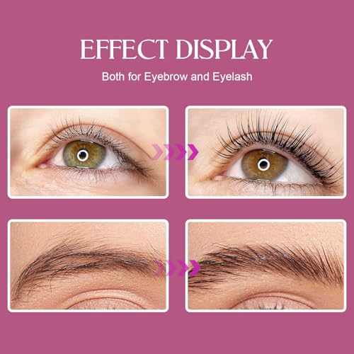 Lash & Brow Lift, Professional Lash Lift Kit Natural Ingredient for Long-Lasting Natural Curl & Self Lash Lifting, Brow Lamination Set for Salon-Quality Results at Home
