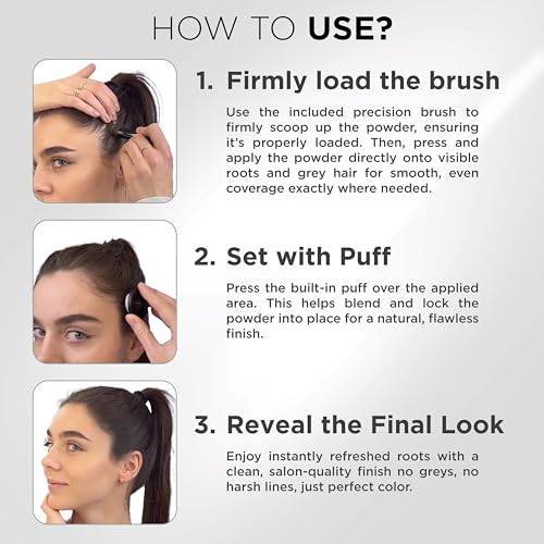 Thick Fiber Root Touch Up Powder - Hair Loss Concealer for Women