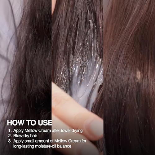 Mellow Cream Heat Protectant Leave-In Hair Treatment 5.07oz