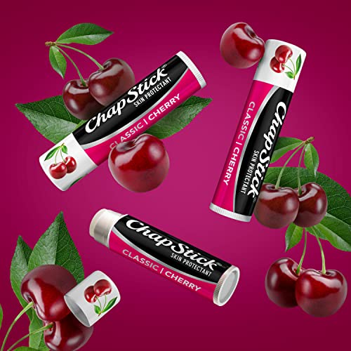 ChapStick Classic Cherry Lip Balm Tube - 0.45 Ounce, Pack of 1