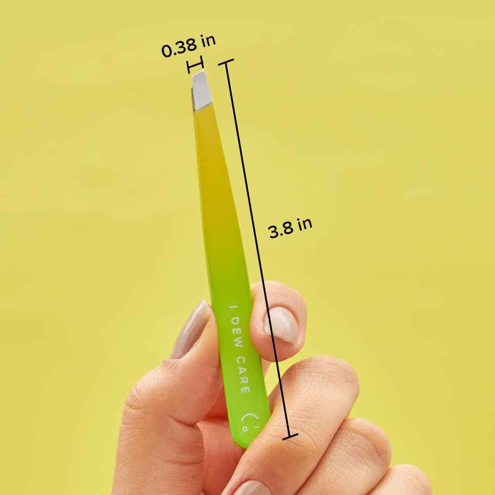 I DEW CARE Facial Tool - Tweeze The Day | Tweezers for Women, Precision Stainless Steel, Professional Facial Hair Beauty Tool, Splinter, Strong Eyebrow Hair Remover,1 Count