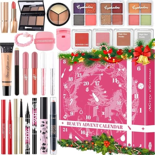Makeup Advent Calendar 2025, 24-Day Beauty Gift Set for Women