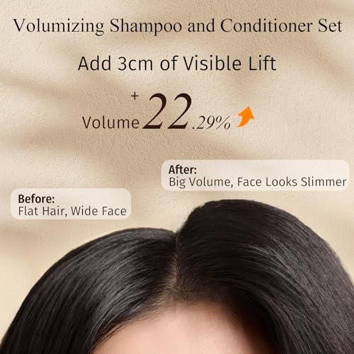 Dear Irean Anti Dandruff Shampoo & Conditioner Set with Argan Oil - Sulfate-Free Hair Care for Oily, Dry & Damaged Hair, 30.4 oz