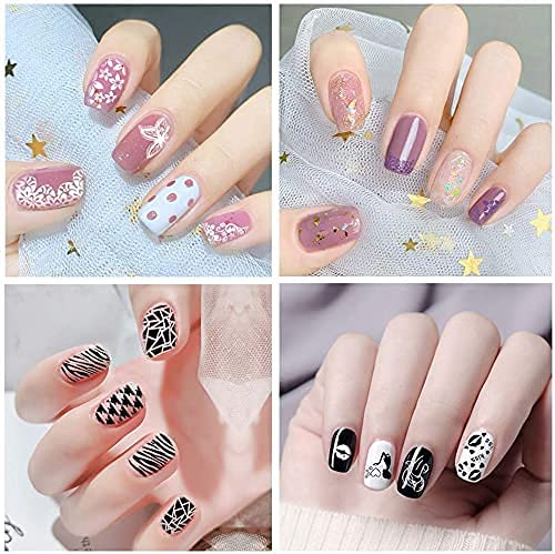 Nail stamping polish gel Pack of 12 Colors 8ML UV LED Gel Polish Special Polish Gel Printed Nail Polish Gel for nail stamping plate