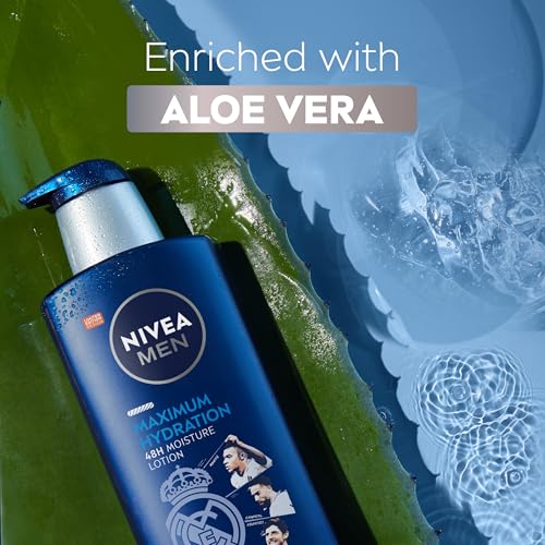 NIVEA MEN Maximum Hydration 48-Hour Body Lotion, 16.9 FL OZ