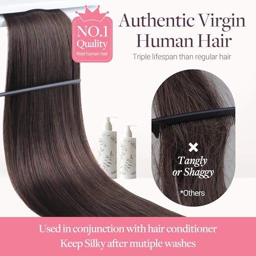 GOO GOO Genius Weft Human Hair Extensions 14 Inch