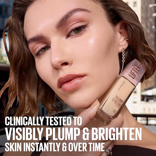 Maybelline Lifter Plump & Glow Foundation - Hydrating Liquid Makeup
