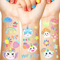 Unicorn Temporary Tattoos for Kids - 90+ Glitter Stickers