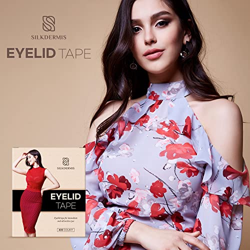 SILKDERMIS Eyelid Tape 400Pcs - Double Eyelid Lifter Strips
