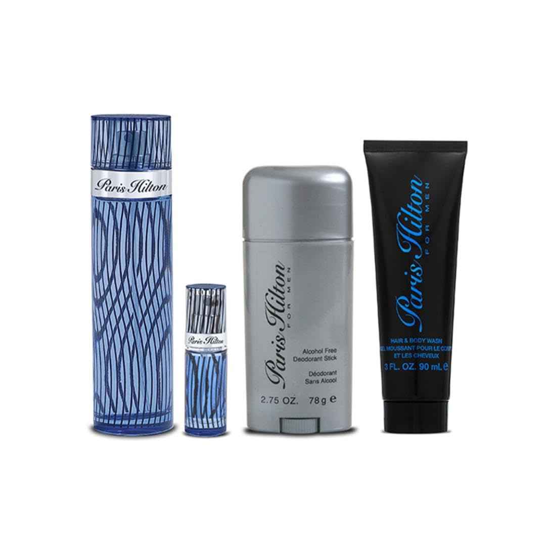 Paris Hilton Eau de Toilette Cologne for Men 4 PC Gift Set